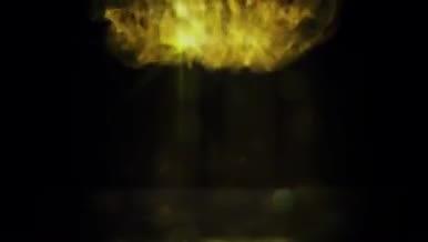 大气酷炫金色粒子火花片头背景模板视频的预览图